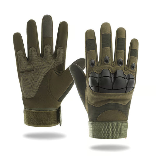 Tactical Full Finger Gloves with Soft Knuckle Protection